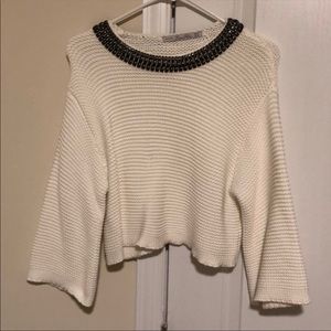 Zara knit cropped sweater